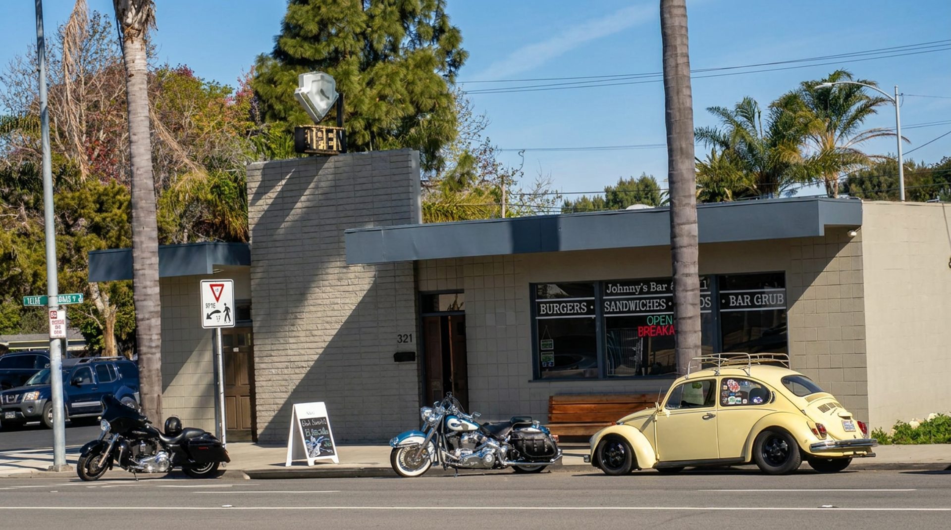 A local table in downtown Lompoc